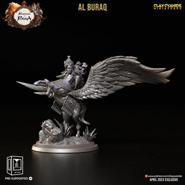 3D Printed Clay Cyanide Al Buraq Kingdom of Persia 28 32 mm D&D (Online Only)