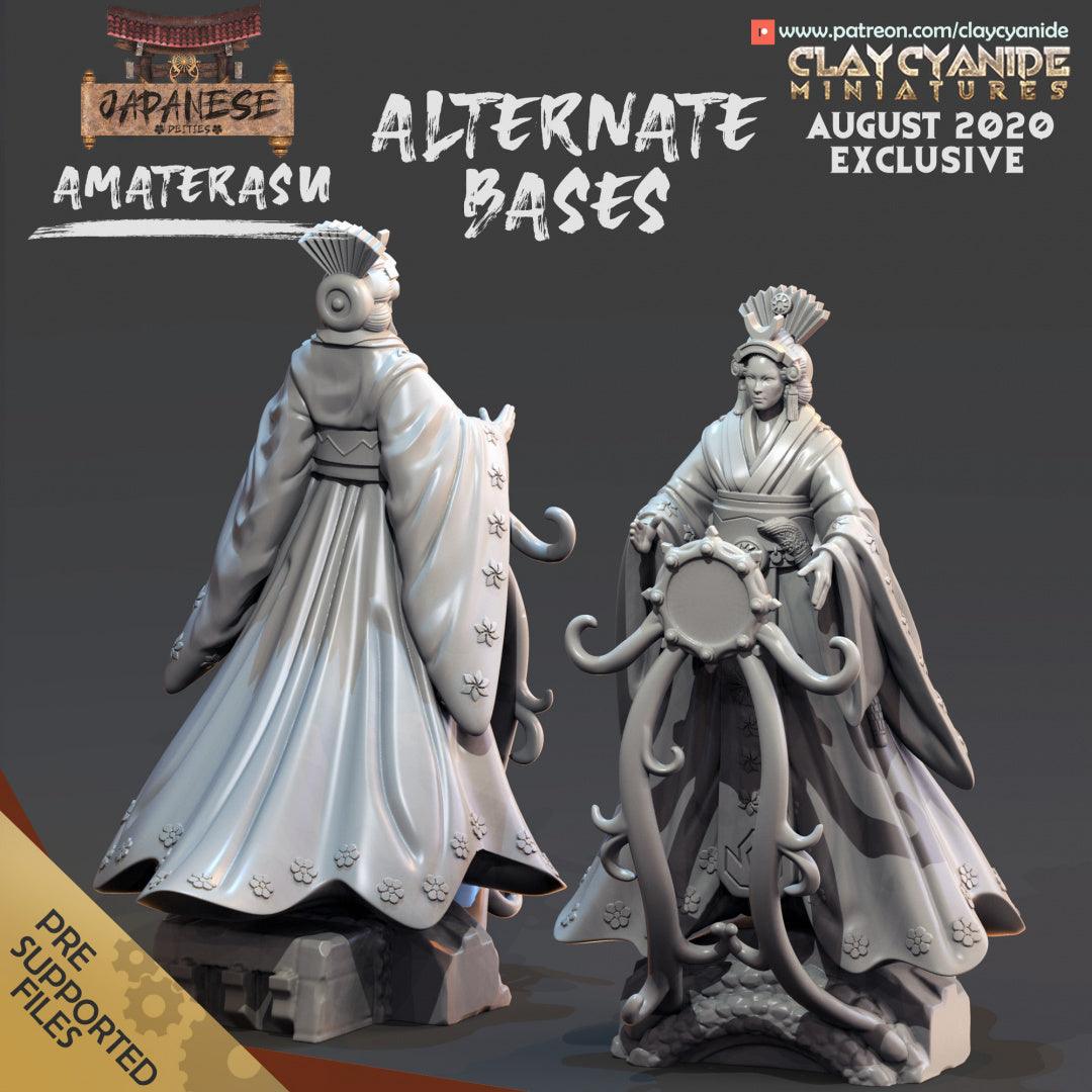 3D Printed Clay Cyanide Amaterasu Alternate Japanese Deities Ragnarok D&D (Online Only)