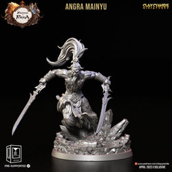 3D Printed Clay Cyanide Angra Mainyu Kingdom of Persia 28 32 mm D&D (Online Only)