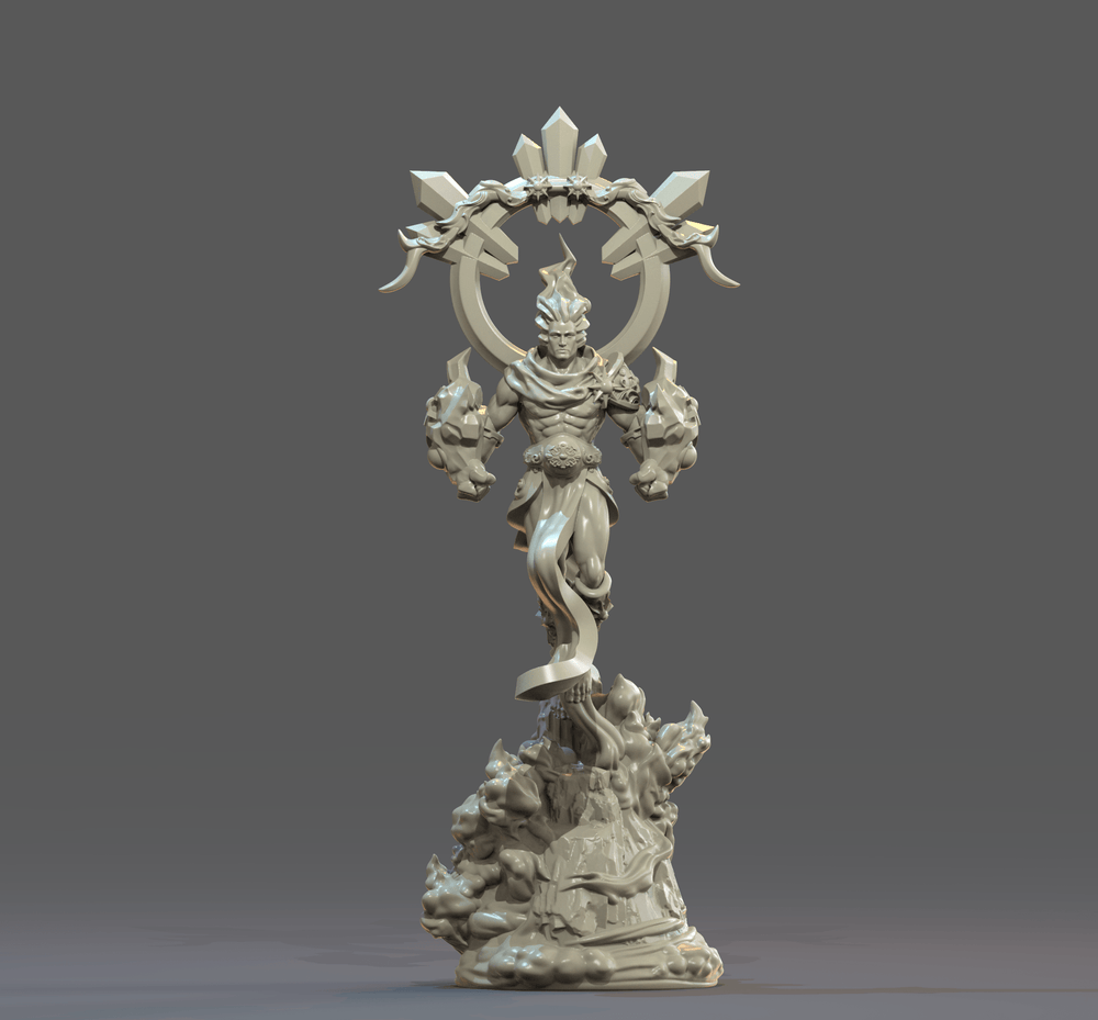 3D Printed Clay Cyanide Apollo Greek Myth Gods and Goddesses Ragnarok D&D (Online Only)