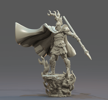 3D Printed Clay Cyanide Ares Greek Myth Gods and Goddesses Ragnarok D&D (Online Only)