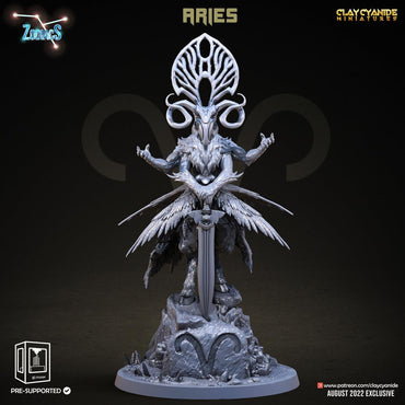 3D Printed Clay Cyanide Aries Zodics 28mm-32mm Ragnarok D&D (Online Only)