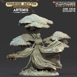 3D Printed Clay Cyanide Artemis Greek Myth Gods and Goddesses Ragnarok D&D (Online Only)