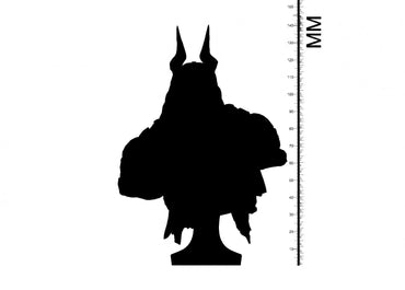 3D Printed Clay Cyanide Asmodeus Bust Princes of Hell Ragnarok D&D (Online Only)