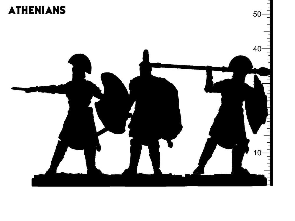 3D Printed Clay Cyanide  Athenians Greek Mythology Part 2 28 32 mm D&D (Online Only)