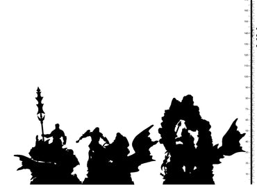 3D Printed Clay Cyanide Atlantean Knights The Chronicles of Atlantis 28 32 mm D&D (Online Only)