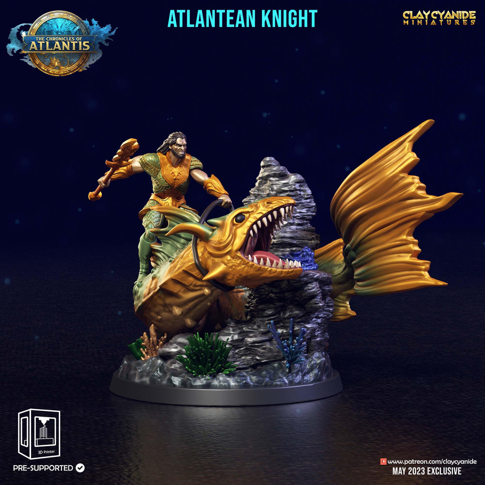 3D Printed Clay Cyanide Atlantean Knights The Chronicles of Atlantis 28 32 mm D&D (Online Only)