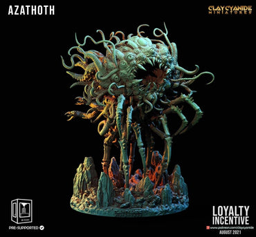 3D Printed Clay Cyanide - Azathoth the God of Chaos 28mm 32mm D&D (Online Only)