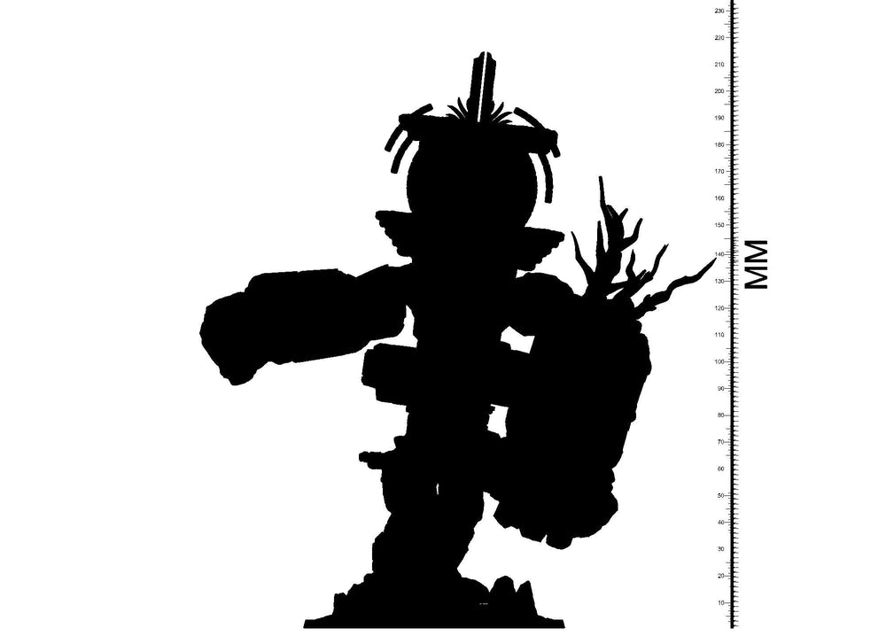 3D Printed Clay Cyanide Aztec Golem Pantheon of Aztecs Ragnarok D&D (Online Only)