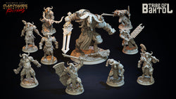 3D Printed Clay Cyanide Baktols Bull Minitours Factions Ragnarok D&D (Online Only)