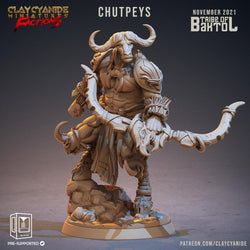 3D Printed Clay Cyanide Baktols Bull Minitours Factions Ragnarok D&D (Online Only)