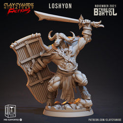 3D Printed Clay Cyanide Baktols Bull Minitours Factions Ragnarok D&D (Online Only)