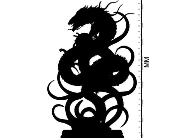 3D Printed Clay Cyanide - Bakunawa 28mm 32mm D&D (Online Only)