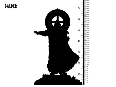 3D Printed Clay Cyanide Balder Norse Mythology 28 32 mm D&D (Online Only)