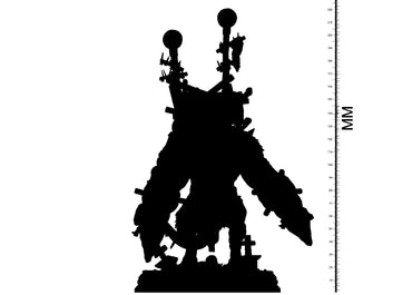 3D Printed Clay Cyanide Bark Jizzmundo 28 32 mm D&D (Online Only)