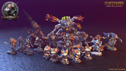 3D Printed Clay Cyanide Baseco District Factions Tribes Ragnarok D&D (Online Only)