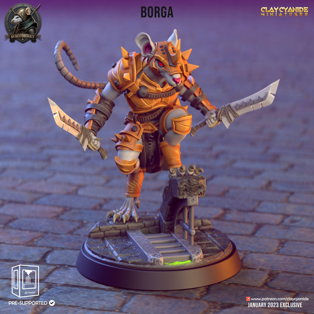 3D Printed Clay Cyanide Baseco District Factions Tribes Ragnarok D&D (Online Only)