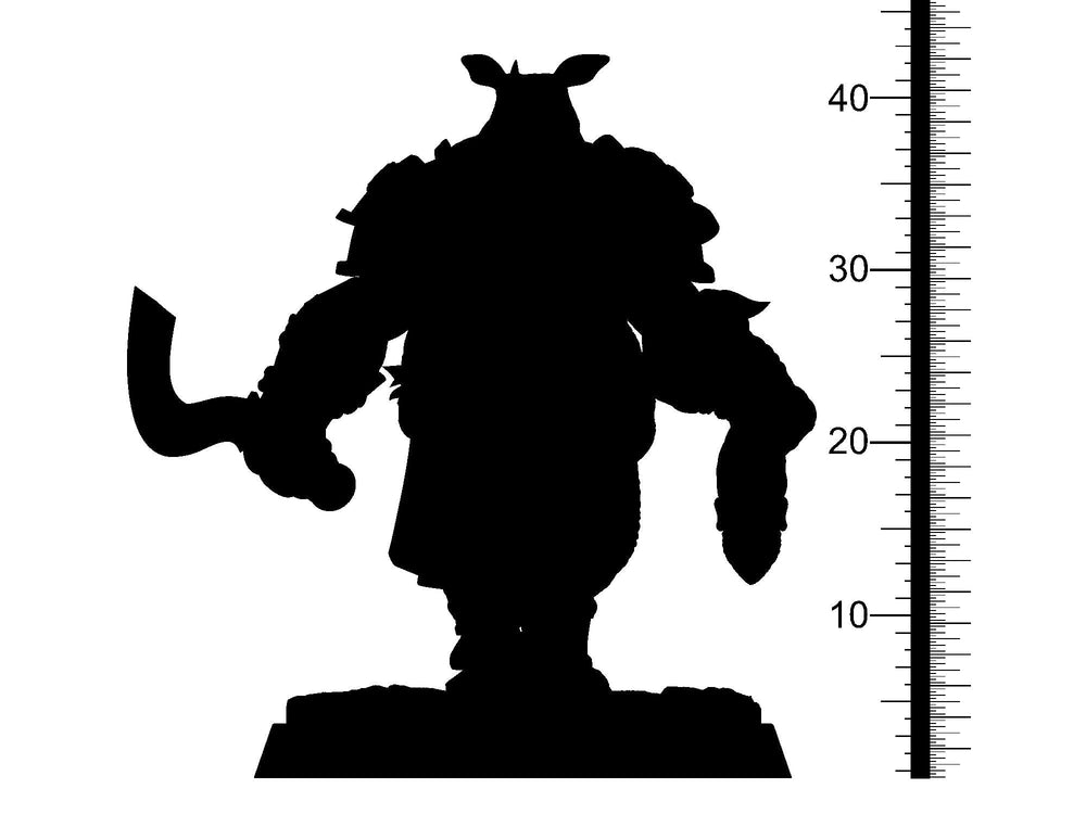 3D Printed Clay Cyanide Battle Borta Factions Tribe Ragnarok D&D (Online Only)