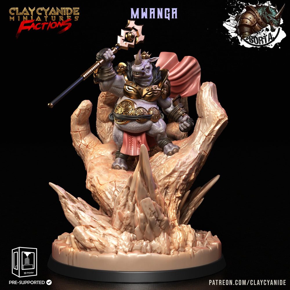 3D Printed Clay Cyanide Battle Borta Factions Tribe Ragnarok D&D (Online Only)