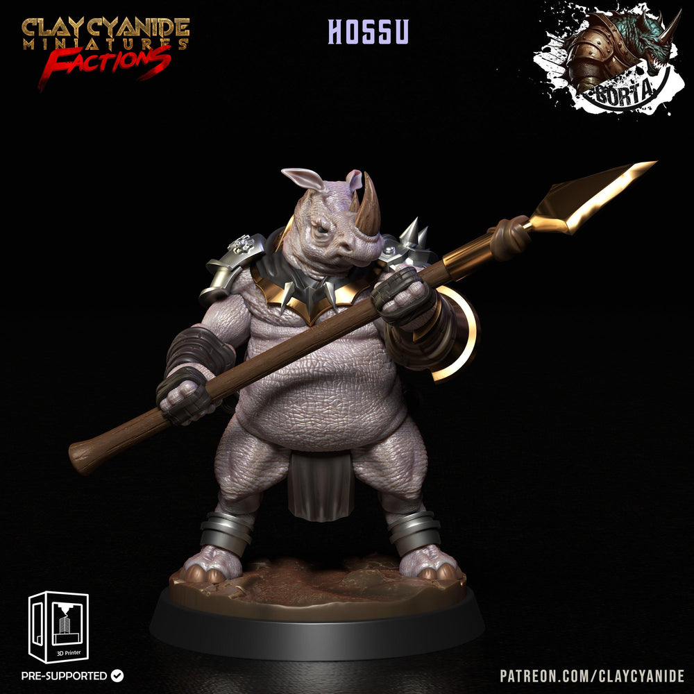 3D Printed Clay Cyanide Battle Borta Factions Tribe Ragnarok D&D (Online Only)