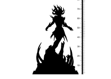 3D Printed Clay Cyanide Beatrice Dante's Inferno 28mm-32mm Ragnarok D&D (Online Only)