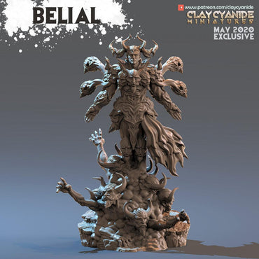 3D Printed Clay Cyanide Belial Angels VS Demons Ragnarok D&D (Online Only)