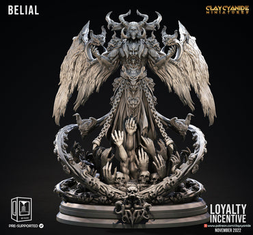 3D Printed Clay Cyanide Belial Princes of Hell Ragnarok D&D (Online Only)