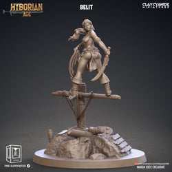 3D Printed Clay Cyanide Belit Hyborean Age Ragnarok D&D (Online Only)