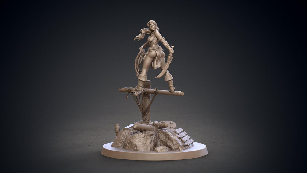 3D Printed Clay Cyanide Belit Hyborean Age Ragnarok D&D (Online Only)