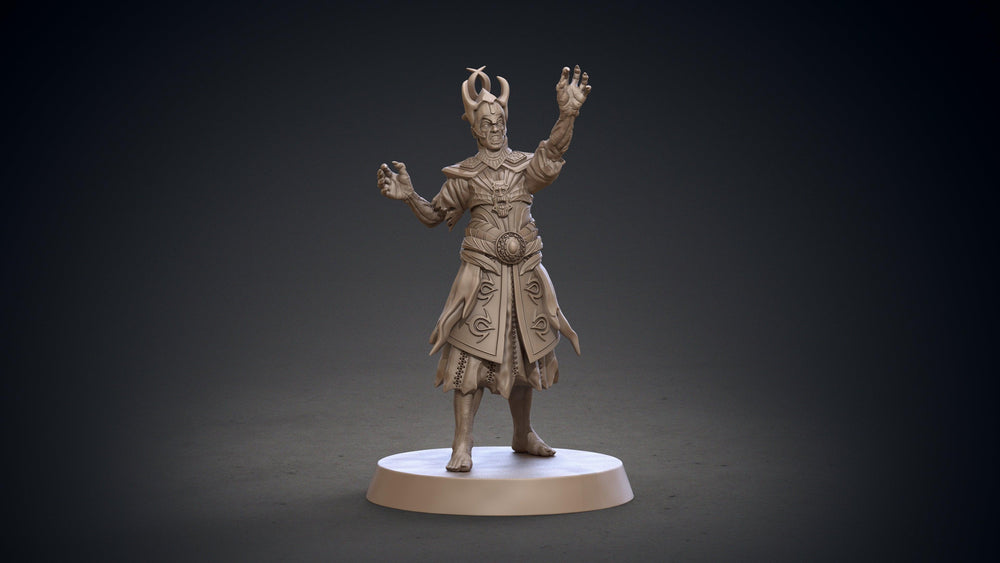 3D Printed Clay Cyanide Blackring Sorcerers Set Hyborean Age 28mm -32mm Ragnarok D&D (Online Only)