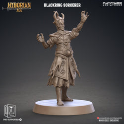 3D Printed Clay Cyanide Blackring Sorcerers Set Hyborean Age 28mm -32mm Ragnarok D&D (Online Only)