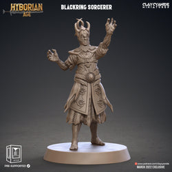 3D Printed Clay Cyanide Blackring Sorcerers Set Hyborean Age 28mm -32mm Ragnarok D&D (Online Only)