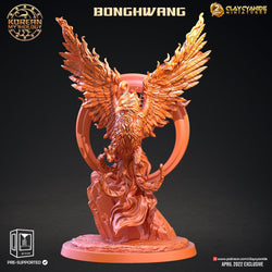 3D Printed Clay Cyanide Bonghwang Phoenix Korean Mythology Ragnarok D&D (Online Only)