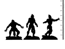 3D Printed Clay Cyanide Bouda Ethiopian Mythos 28 32 mm D&D (Online Only)