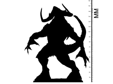 3D Printed Clay Cyanide Bulgu Ethiopian Mythos 28 32 mm D&D (Online Only)