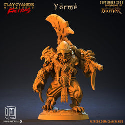 3D Printed Clay Cyanide Burneks Birdmen Owlmen Factions Ragnarok D&D (Online Only)