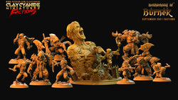3D Printed Clay Cyanide Burneks Birdmen Owlmen Factions Ragnarok D&D (Online Only)