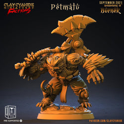 3D Printed Clay Cyanide Burneks Birdmen Owlmen Factions Ragnarok D&D (Online Only)