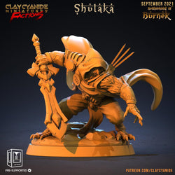 3D Printed Clay Cyanide Burneks Birdmen Owlmen Factions Ragnarok D&D (Online Only)