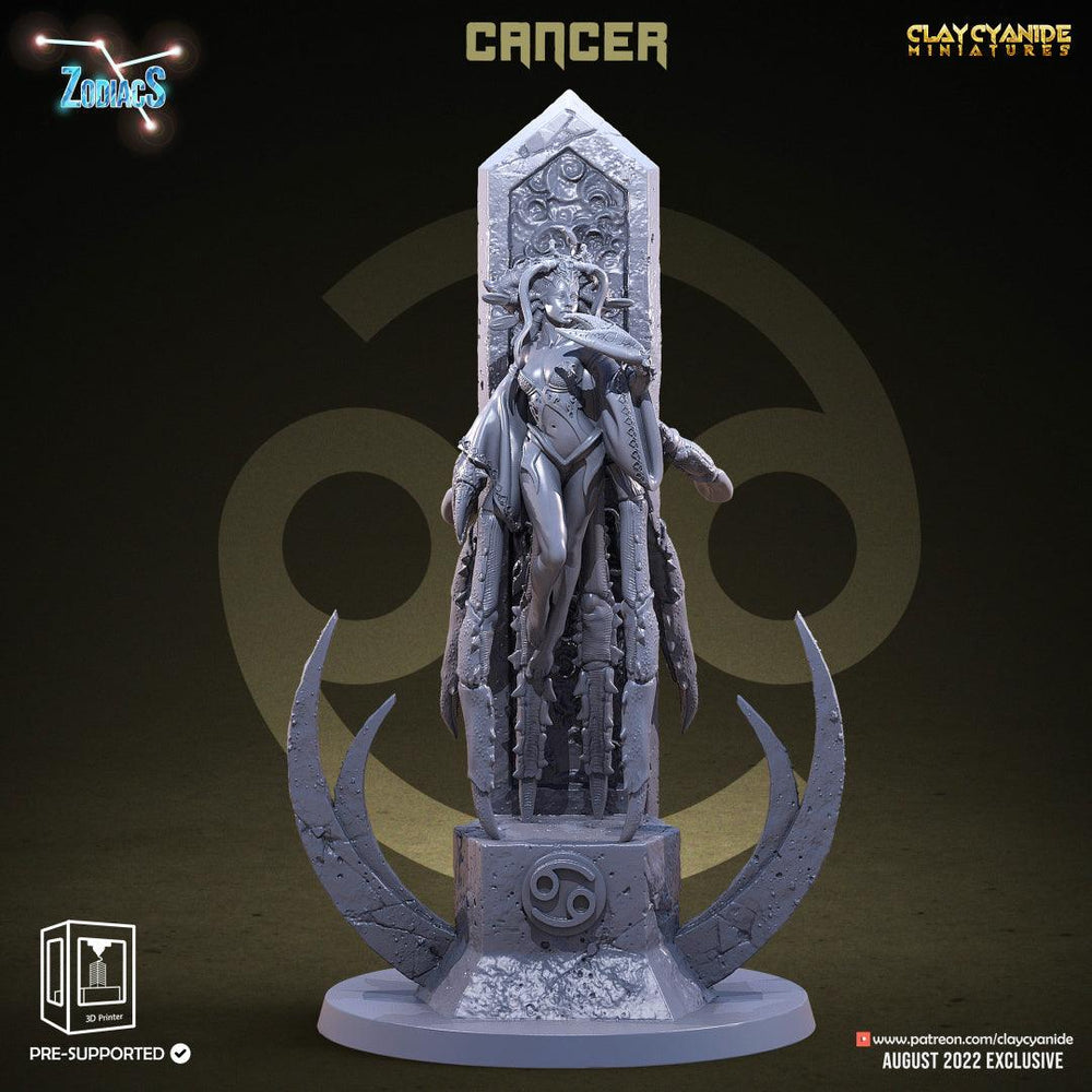 3D Printed Clay Cyanide Cancer Zodics 28mm-32mm Ragnarok D&D (Online Only)