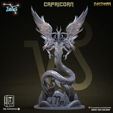 3D Printed Clay Cyanide Capricorn Zodics 28mm-32mm Ragnarok D&D (Online Only)