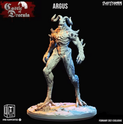 3D Printed Clay Cyanide Castle of Dracula - Argus 28mm 32mm D&D (Online Only)