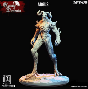 3D Printed Clay Cyanide Castle of Dracula - Argus 28mm 32mm D&D (Online Only)