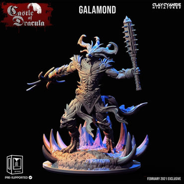 3D Printed Clay Cyanide Castle of Dracula - Galamond 28mm 32mm D&D (Online Only)