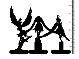 3D Printed Clay Cyanide Castle of Dracula - Harpies 28mm 32mm D&D (Online Only)