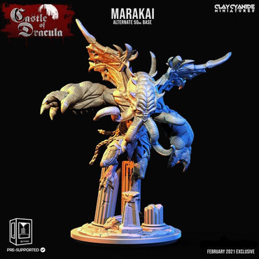 3D Printed Clay Cyanide Castle of Dracula - Marakai 28mm 32mm D&D (Online Only)