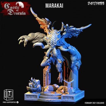 3D Printed Clay Cyanide Castle of Dracula - Marakai 28mm 32mm D&D (Online Only)