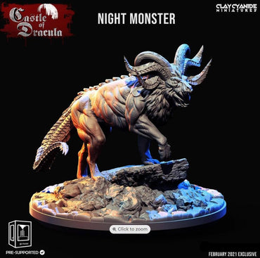 3D Printed Clay Cyanide Castle of Dracula - Night Monsters Set 28mm 32mm D&D (Online Only)
