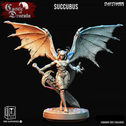 3D Printed Clay Cyanide Castle of Dracula - Succubus 28mm 32mm D&D (Online Only)