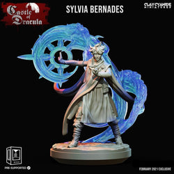 3D Printed Clay Cyanide Castle of Dracula - Sylvia Bernades 28mm 32mm D&D (Online Only)